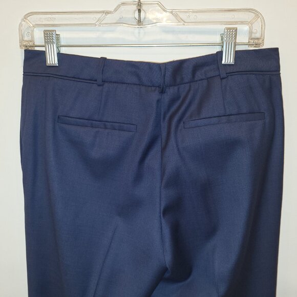 Hugo Boss Navy blue Women's Wool Dress Pants Size 30x32 - Picture 4 of 8